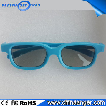black plastic 3D video glasses polarized lenses 3d glasses for 3D TV and 3D cinema